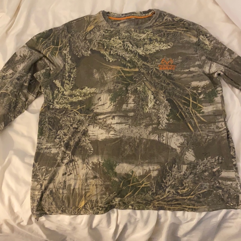Realtree camo max- 1 long sleeve hunting shirt